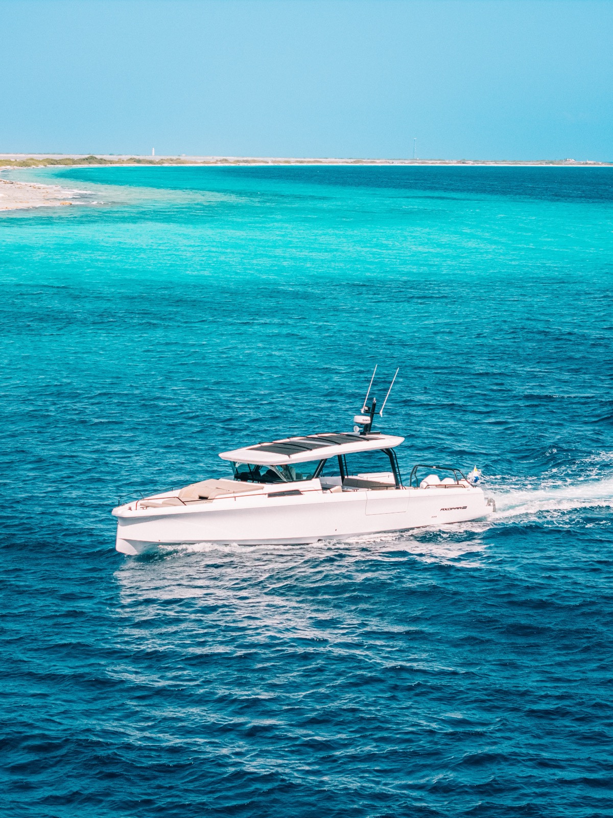 Sunset over the Caribbean sea