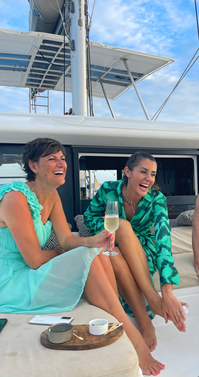 Guests enjoying a day on the water off Bonaire