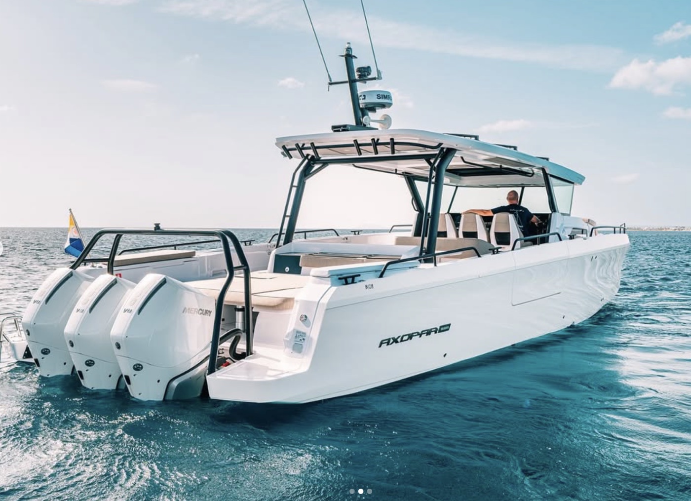 Axopar 45 Brabus on the water