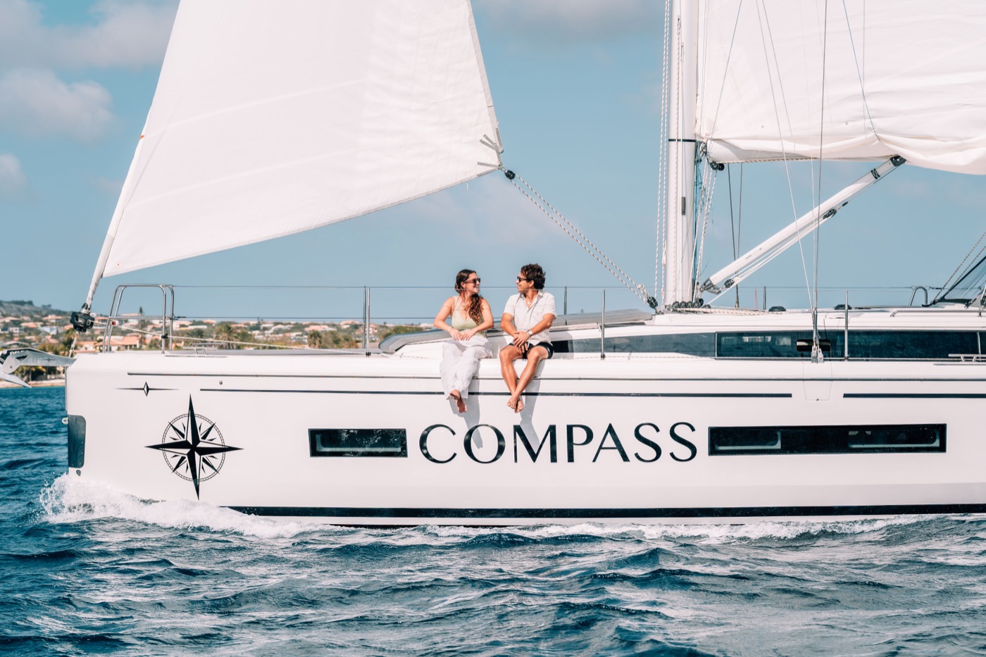 Private sail aboard the Compass monohull