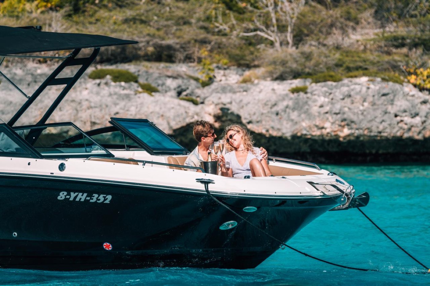 Sea Ray SDX 290 seating and deck